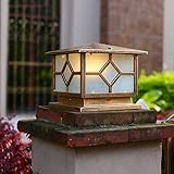 TOPNIU Outdoor Lampe Post rainfeste Post spalte lampen Outdoor Villa Hof Balkon säule Beleuchtung Landschaft Rasen tatio Beleuchtung Pathway Beleuchtung