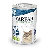 Yarrah Bio Katzenfutter mit Fisch und Spirulina, 400g