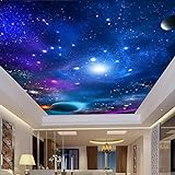 LHGBGBLN Wandbild 3D deckentapete Universum sternengalaxie Vortex Dekoration Decke wandmalerei Wohnzimmer Schlafzimmer Dekoration wandkunst