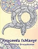 Anaconda Schlange - Malbuch für Erwachsene