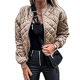 WHZXYDN Herbst Damenbekleidung Color-Blocking Plaid Langarm Revers Mantel Bedruckter Wollmantel