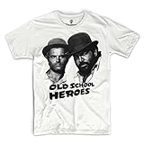 Bud Spencer - Old School Heroes - T-Shirt (XL), Weiß