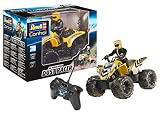 Revell Control Quadbike New Dust Racer I Maßstab 1:10 I Perfekt für Renn-Enthusiasten ab 8 Jahren I Große Reifen I MHz-Fernsteuerung I Für Indoor- und Outdoor-Nutzung I Ferngesteuertes Q