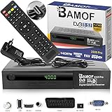 Bamof 2225 PRO Sat Receiver Digitaler Satelliten Receiver- (HDTV, DVB-S /DVB-S2, HDMI, SCART , 2X USB , Full HD 1080p ) [Vorprogrammiert für Astra, Hotbird und Türksat] + HDMI Kabel