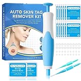 Stielwarzen Entferner schnell Kit, 2-in-1 Upgrade Hautmarken-Entferner-Stift, Aktualisierung Schmerzfrei Stielwarzen Entfernungsgerät, Haut-Tag-Entfernungsset, einfach zu verwenden für (2 mm bis 8 mm)