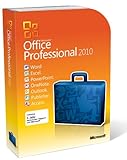 Microsoft Office Professional 2010 -Full Package Product,1 PC, 1 tragbares Gerät desselben Benutzers,DVD,Win,Deutsch,32/64-bit