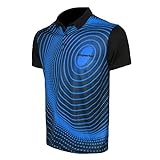 Imperial Shirt F-7 (blau - 3XL) | - Funktionsfaser Tischtennis Shirt | Tischtennis Trikot | Tischtennis Hemd | TT-Spezial - Schütt Tischtennis