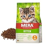 MERA Cats Kitten Huhn, Trockenfutter für heranwachsende Katzen und Kätzchen, getreidefrei & nachhaltig, Katzentrockenfutter mit hohem Fleischanteil, 2 kg