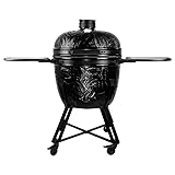 barbecook Kamado Grill Kamal 60 Keramik auf Mullitbasis, schwarz, XL, 138x84x110.5cm