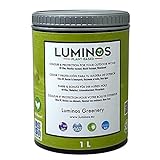Luminos LUM1107 - GREENERY- Wasserbasierte Holzschutzlasur Außen BIO - Grün Grass 1L