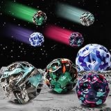 PATRICHOR 4 Stück Jump Ball, Moon Galaxy Ball, Hohe Bounce-Loch-Ball, Space Ball Moonball, Jumpball, Bouncing Ball, Hüpfbälle Spielzeug Geschenke für Kinder im F