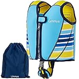 Limmys Premium Neopren Schwimmweste , ideale Schwimmhilfe für Jungen, Extra Kordelzugtasche inklusive (Klein)