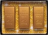 Schokoladen Goldbarren- Geschenkpackung
