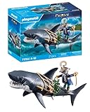 PLAYMOBIL | Pirates | Gefahr durch Riesenhai | Piratenspielzeug | Spielzeugfiguren | Spielzeug für Kinder ab 4 Jahren | 71793