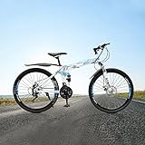 26 Zoll Premium Mountainbike, 21 Gang-Schaltung Fahrrad für Jungen, Mädchen, Damen und Herren Citybike