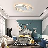 Moderne LED Deckenbeleuchte 58 cm 30 Watt Lampe Warmweiß für Wohnzimmer Kinderzimmer Schlafzimmer Esszimmer Küche