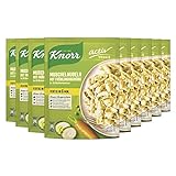 Knorr Veggie Muschelnudeln mit Frühlingsgemüse, 9er Pack (9 x 155 g)