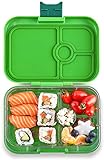 Yumbox Panino M Lunchbox - (Go Green, 4 Fächer) - mittelgroß | Brotdose mit Trennwand Einsatz | Brotbox für Kindergarten Kinder, Schule, Erwachsene