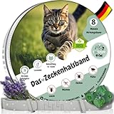 tooSimple Das Zeckenhalsband für Katzen 100% Pflanzliches Premium Öl Wirkungsvoller Schutz gegen Zecken Flöhe Mücken Läuse Ungeziefer - 8 Monate Wirkung