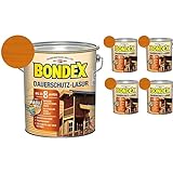 Bondex BigPack XXL 5x Dauerschutz-Lasur Oregon Pine 4,00l 329916 + 2 x Bondex Zollstock