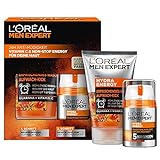 L'Oréal Men Expert Geschenkset für Männer, Mit Waschgel und 24h Feuchtigkeitspflege, Mit Guarana und Vitamin C, Hydra Energy Pflegeset, 1 x 150 ml