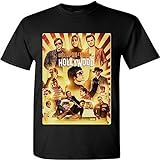 Once Upon A Time In Hollywood Retro Poster Black T-Shirt Funny Tops Tee Shirt Black M