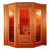 XXXL Luxus Finnische Sauna SET Sauna inkl. Harvia Saunaofen Modell 2021 5 Pers. inkl. Spedition