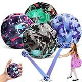 NHYDZSZ 4 Stück Ju-mp Ball,Moon Ball,Gummiball Space Ball,Gummiball Sprünge,Mini Bouncing Ball Toy,Gummiball Space Ball,Bounce Ball Hohe Springender,Bouncy Balls for Kids Party G
