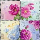 Prophila Collection Volksrepublik China 5200-5203 (kompl.Ausg.) postfrisch ** MNH 2020 Rosen (Briefmarken für Sammler) Pflanzen/Pilze