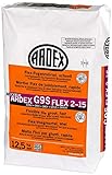 ARDEX G9S Flex-Fugenmörtel 2-15 mm 12,5 kg - grau - Schnell erhärtender Flex-Fugenmörtel. Für Fugenbreiten von 2-15 mm, an Wand und Boden, im Innen- und Außenbereich.