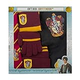 Cinereplicas 5 piezas - Geschenkbox Harry Potter Kids Gryffindor (Umhang, Krawatte, Mütze, Handschuhe und Schal), Cartoon, mehrfarbig, Kinder (Redstring 5 Stück)