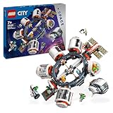 LEGO City Weltraum Modulare Raumstation, Raumschiff-Modell mit Weltraumfahrzeugen, Geschenk für Kinder, Jungen und Mädchen ab 7 Jahren, Modulare Forschungsstation mit 6 Astronaut-Figuren 60433