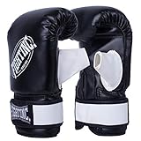 Fightinc. Boxsackhandschuhe Fighter - Sandsackhandschuhe Gerätehandschuhe Boxsackhandschuhe Ballhandschuhe schwarz (001) L/XL