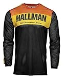 Thor HALLMANN TAPD Air Jersey MX Shirt Cross Hemd Enduro Motocross Offroad schwarz orange XL