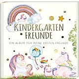 Kindergartenfreunde - EINHORN: ein Album für meine ersten Freunde (Freundebuch Kindergarten 3 Jahre) PAPERISH®