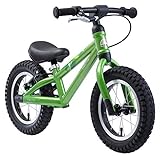 BIKESTAR Mountain Kinderlaufrad Lauflernrad Kinderrad für Jungen und Mädchen ab 3 - 4 Jahre | 12 Zoll Kinder Laufrad Mountainbike | Grün | Risikofrei Testen
