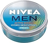 NIVEA MEN Active Energy Hydro Gesichtsgel Fresh (75 ml), Gesichtspflege für 24h Feuchtigkeit, ultra-leichte Feuchtigkeitscreme mit 100 % natürlicher Wasserminze
