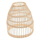 2st Rattan Kronleuchter Lampenschirm Tisch Geflochtener Lampenschirm Pendelleuchtenschirm Hängend Gewebte Pendelleuchtenabdeckung Lampenschirm Aus Rattan Vorrichtungen Wachsen Led Hemob
