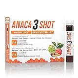 Anaca3 Shot Gewichtsverlust (1) – Verbrennt Fett & macht schlank (2) – Packung mit 14 Trink Shots – 25 ml pro Shot