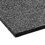 Floordirekt PRO Antivibration Schutzmatte - Gummigranulat - 60x60x2cm - für alle Böden und viele Anwendungsbereiche