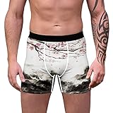 Roselan Herren Sports Unterhose Schnelltrocknende Boxershorts aus Netzstoff Ultra Bequeme, leichte Badehose Retroshorts für Alltägliche Flexibel