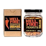 I LOVE SPICY Hellfire Insane Erdnüsse (Carolina Reaper Chili) 100 g Schärfe 5/5
