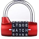 5 Buchstaben Passwortsperre Sicherheit Vorhängeschloss Kombination breites Vorhängeschloss Gym Aufbewahrungsschrank Sicherheitscode Sperre Tromp