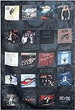 AC/DC Albums Unisex Flagge Multicolor 100% Polyester Band-Merch, Bands