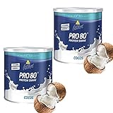 Inko spor Active Pro 80 Protein Shake Eiweißpulver viele Geschmacksrichtungen (Cocos, 2 x 750 g)