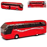 Neoplan Starliner Bus Rot 1. Generation 1996-2004 1/64 Welly Modell Auto