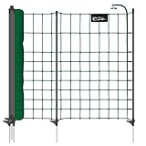 VOSS.PET Premium Meerschweinchen Zusammenklappbar Hundezaun 12m 65cm petNET® Elektronetz Welpenzaun H