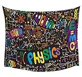Physics Science Academic Algebra Formula Tapestry Wall Hanging Home Decor Living Room Background Wall Tapestry Yoga Mat
