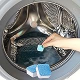 Pidepcos Waschmaschinen-Reiniger, 4 Stück, Waschmittel, Brausetablette, Waschmaschine, Haushaltsreinigung, Werkzeuge, tägliche Haushaltsreinigung