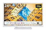 Toshiba 24WK3C64DAY 24 Zoll Fernseher / Smart TV (HD-ready, HDR, Triple-Tuner, Alexa Built-In, Bluetooth) - 6 Monate HD+ inklusive [2022] [Energieklasse F]